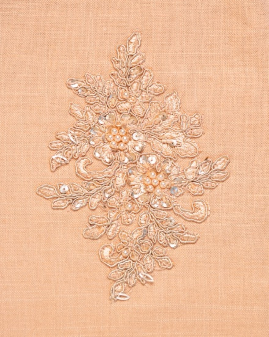 Florence — lace and sequin appliqué detail