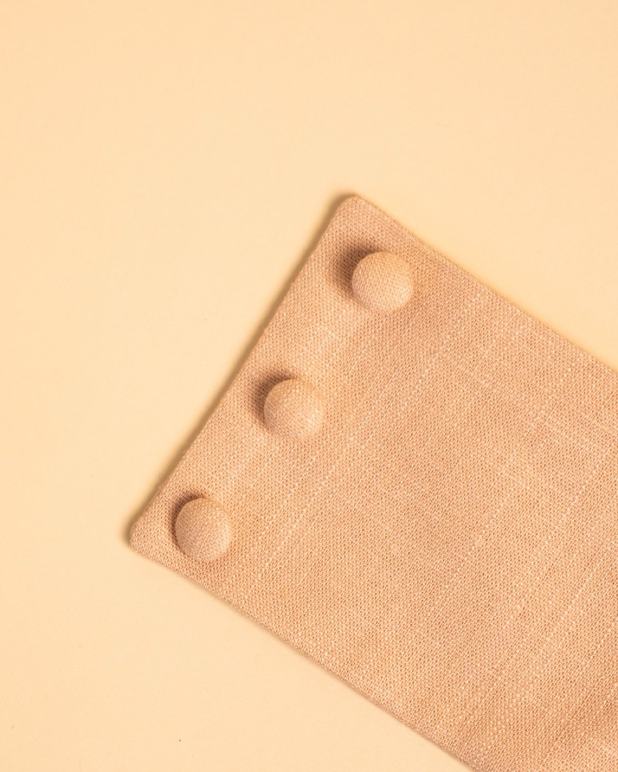 Florence — covered-button detail